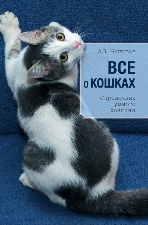 Все о кошках, обложка книги