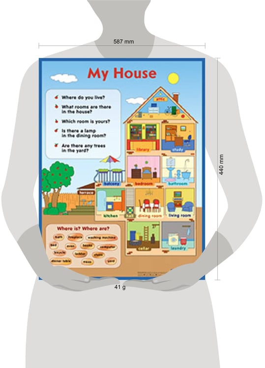 Дополнительное изображение книги «Мой дом. My House. Наглядное пособие на англ.яз.»