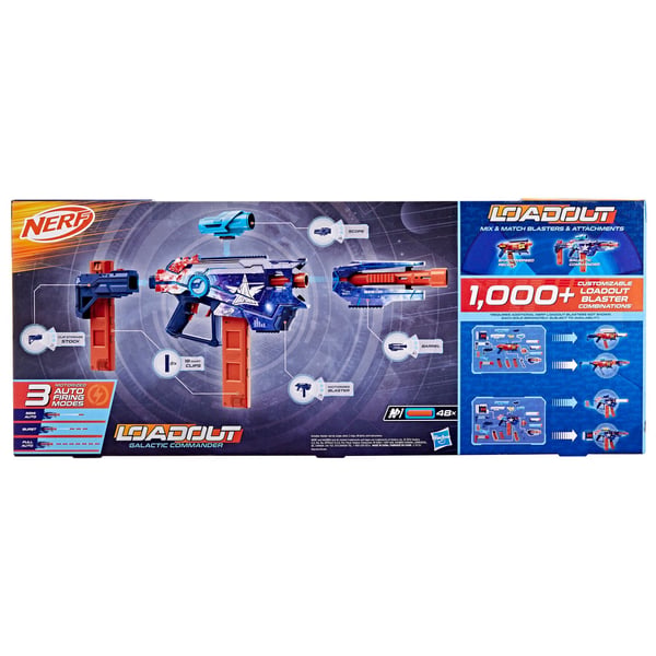 Дополнительное изображение книги «NERF Loadout игрушечный бластер Galactic Commander»