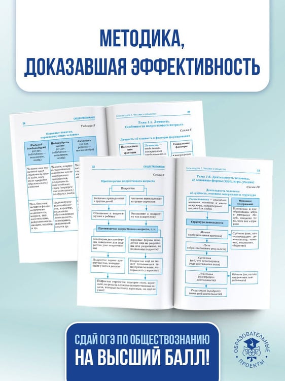 Дополнительное изображение книги «ОГЭ. Обществознание в инфографике»