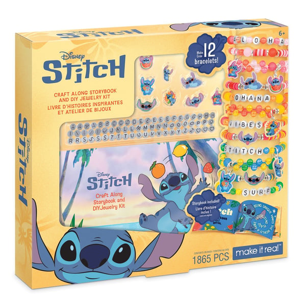 Обложка книги «DISNEY STITCH Набор для изготовления украшений»
