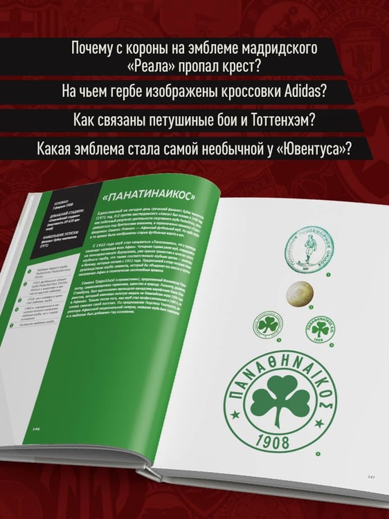 Дополнительное изображение книги «Большая книга футбольных эмблем»
