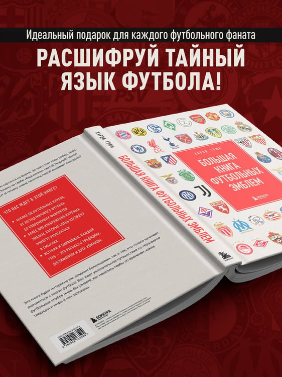 Дополнительное изображение книги «Большая книга футбольных эмблем»