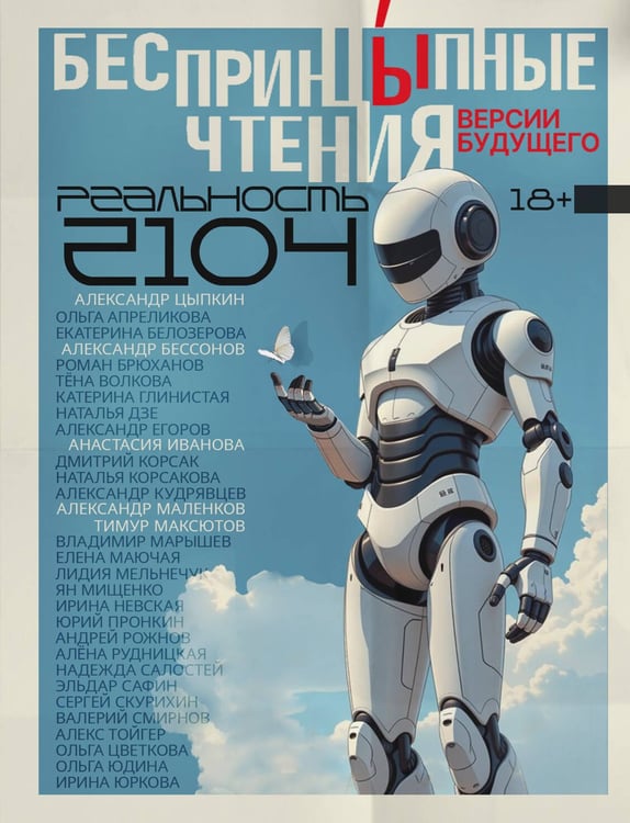 Обложка книги «БеспринцЫпные чтения. Версии будущего. Реальность 2104» — None, ISBN 9785171729431