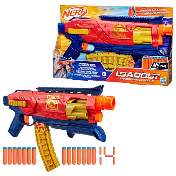 Дополнительное изображение книги «NERF Loadout игрушечный бластер Shadowspeed Recon»