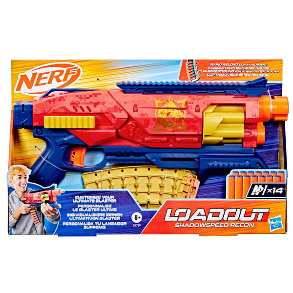 Обложка книги «NERF Loadout игрушечный бластер Shadowspeed Recon»