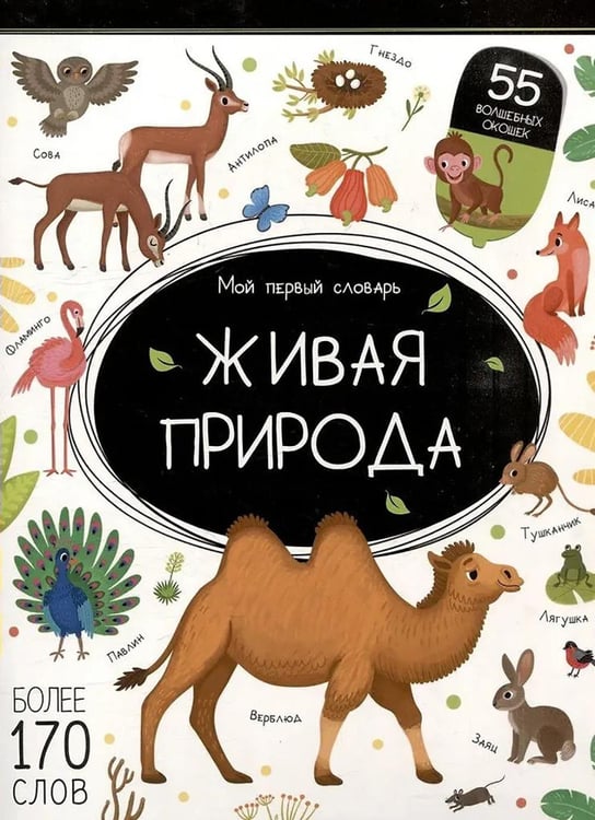Обложка книги «Живая природа: книжка с окошками» — None, ISBN 9785002300341