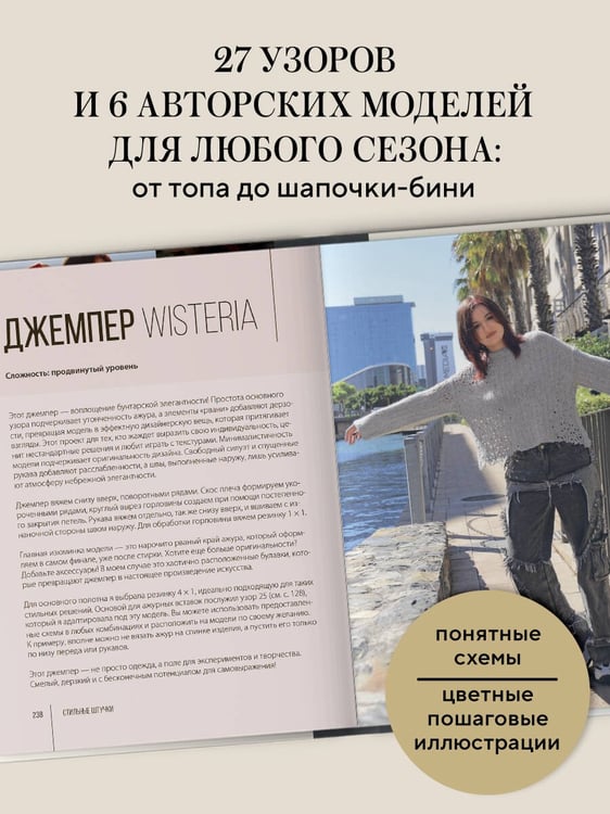 Дополнительное изображение книги «Вяжи как дизайнер. Luxury рвань на спицах. Как связать и испортить дизайнерский свитер, чтобы быть в тренде и выглядеть дорого»