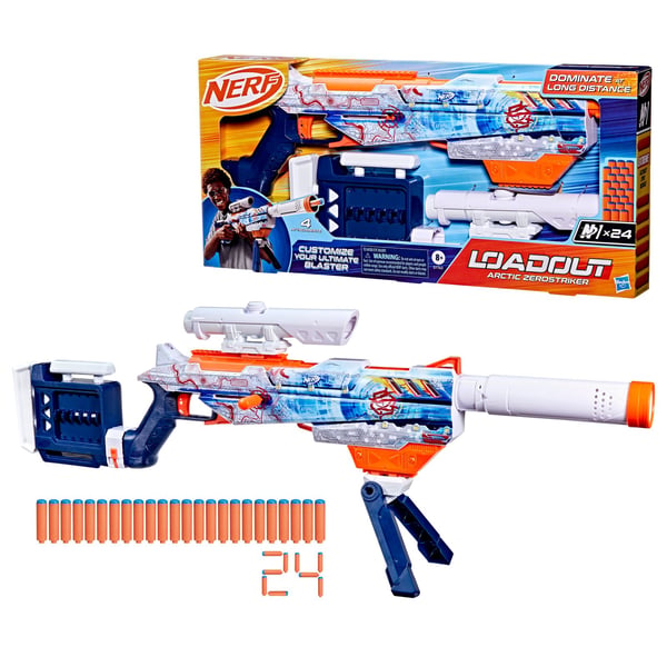 Дополнительное изображение книги «NERF Loadout игрушечный бластер Arctic Zerostriker»