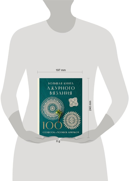 Дополнительное изображение книги «Большая книга ажурного вязания. 100 салфеток и мотивов крючком»