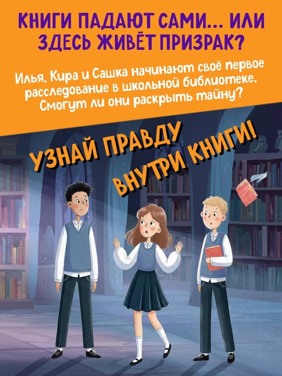 Дополнительное изображение книги «Призрак в школьной библиотеке (#1)»