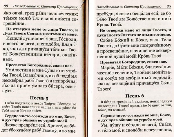 Дополнительное изображение книги «Молитвослов с правилом ко Святому Причащению. Пасхальный канон. Крупным шрифтом»