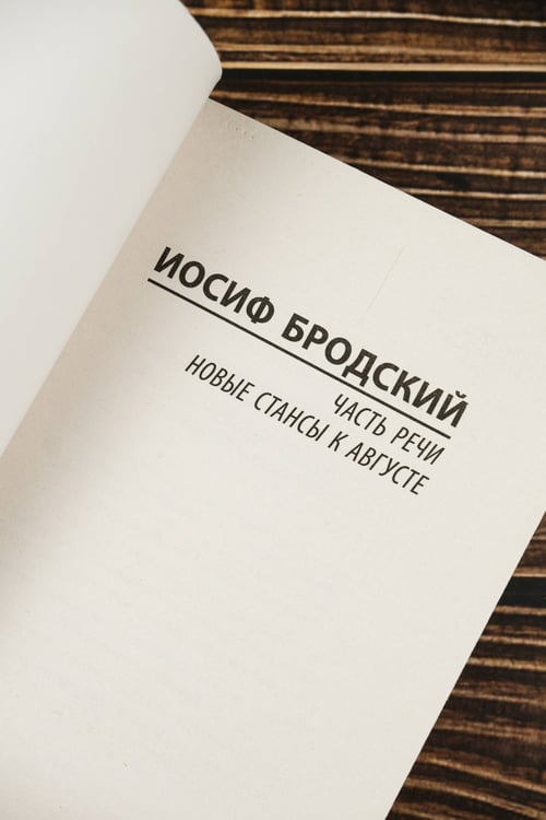 Дополнительное изображение книги «Часть речи. Новые стансы к Августе»