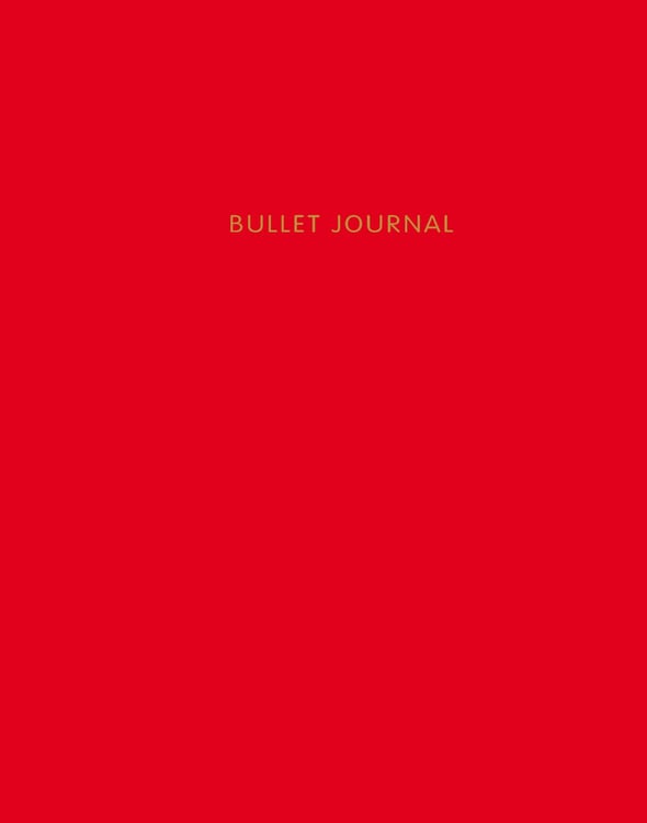 Обложка книги «Bullet Journal (Алый) 162x210мм, твердая обложка, пружина, блокнот в точку, 120 стр.», ISBN 9785041181369