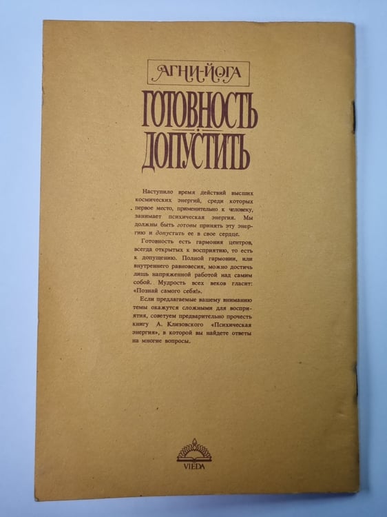 Дополнительное изображение книги «Готовность. Допустить»