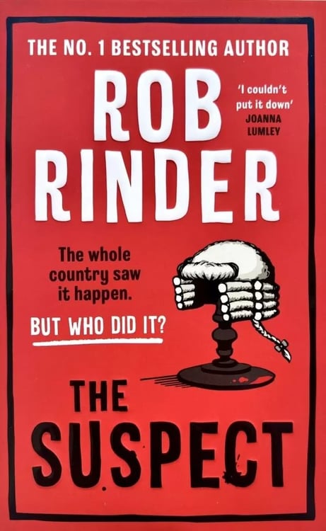 Обложка книги «The Suspect Подозреваемый» — Роб Риндер, ISBN 9781529196405