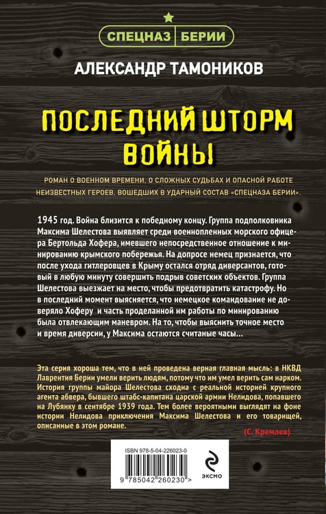 Дополнительное изображение книги «Последний шторм войны»