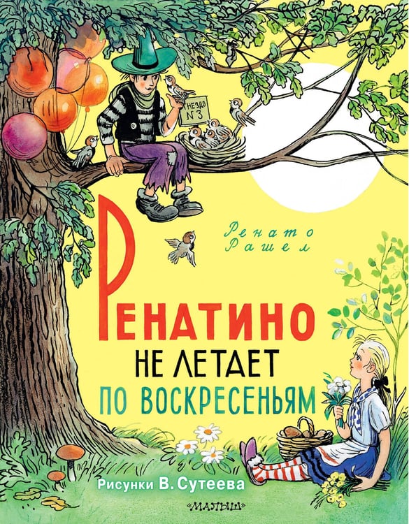Обложка книги «Ренатино не летает по воскресеньям» — Рашел Ренато, ISBN 9785171816438