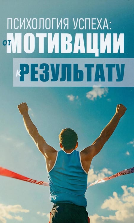 Обложка книги «Психология успеха: от мотивации к результату» — None, ISBN 9789851858756