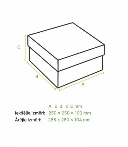Дополнительное изображение книги «Mikrogofras kaste 25x25x10cm»