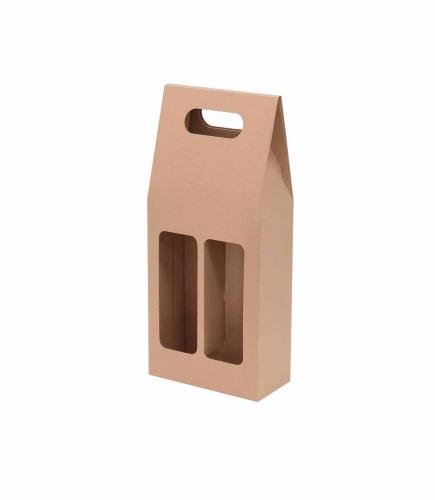 Обложка книги «Mikrogofras kaste 33x16,5x8,5cm 2 pudelēm ar rokt.»