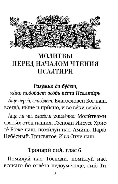 Дополнительное изображение книги «Псалтирь пророка Давида: крупный шрифт»