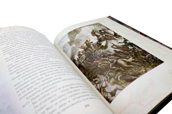 Дополнительное изображение книги «Вокруг света за 80 дней: роман. (золот. тиснен., кожа)»