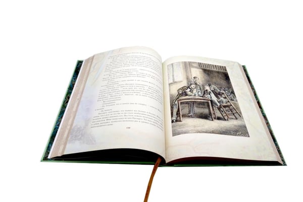 Дополнительное изображение книги «Вокруг света за 80 дней: роман. (золот. тиснен., шелк)»