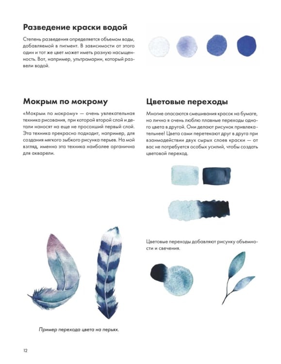 Дополнительное изображение книги «Рисуем акварелью: птицы леса и сада»