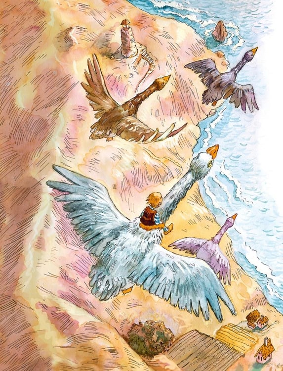 Дополнительное изображение книги «Чудесное путешествие Нильса с дикими гусями»