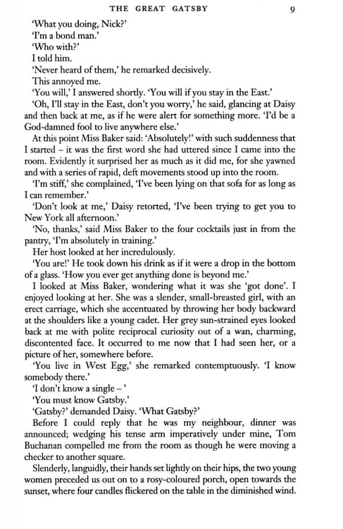 Дополнительное изображение книги «Great Gatsby»