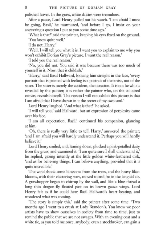 Дополнительное изображение книги «The Picture of Dorian Gray»