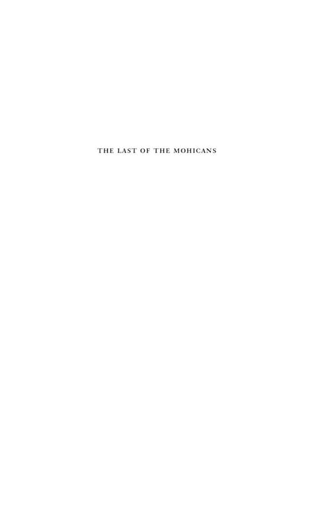 Дополнительное изображение книги «The Last of the Mohicans»