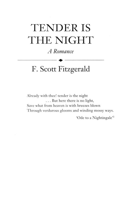 Дополнительное изображение книги «Tender is the Night & The Last Tycoon»