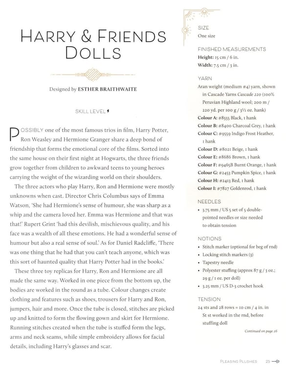 Дополнительное изображение книги «Harry Potter Knitting Magic: New Patterns from Hogwarts & Beyond»
