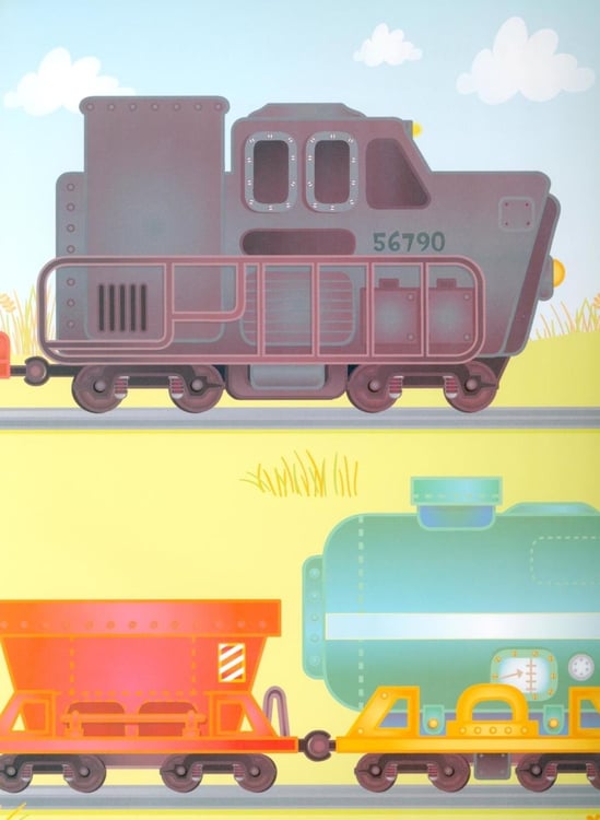 Дополнительное изображение книги «Make a Picture Sticker Book. Trains, Trucks & Tractors»