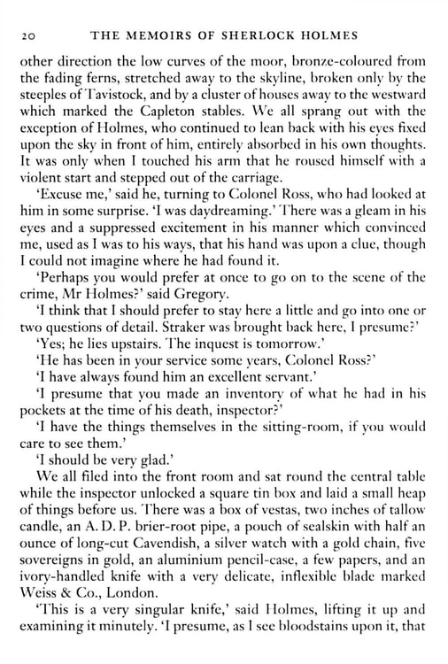 Дополнительное изображение книги «The Memoirs of Sherlock Holmes»
