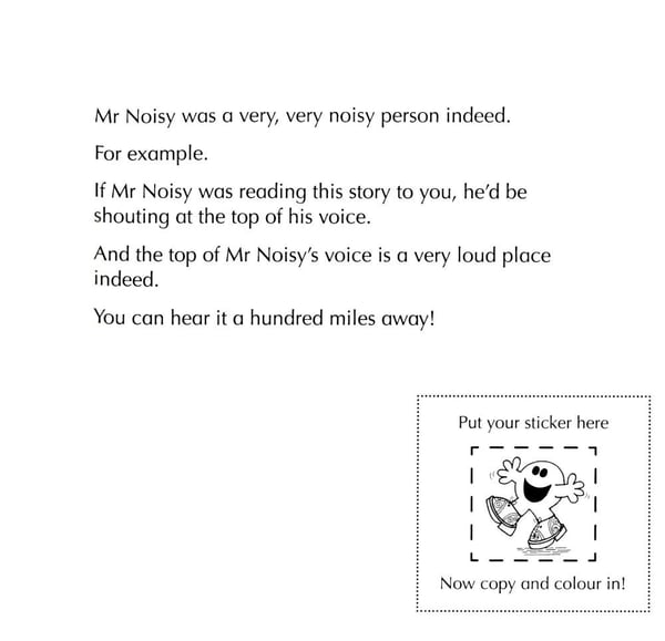 Дополнительное изображение книги «My Mr Noisy (Colouring Book With Colourful Stickers)»