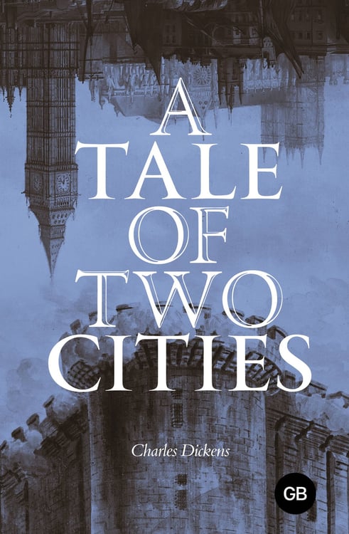 Обложка книги «A Tale of Two Cities = Повесть о двух городах» — Диккенс Чарльз, ISBN 9785171748616