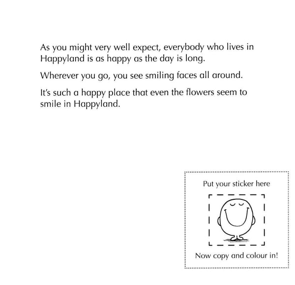 Дополнительное изображение книги «My Mr Happy (Colouring Book With Colourful Stickers)»