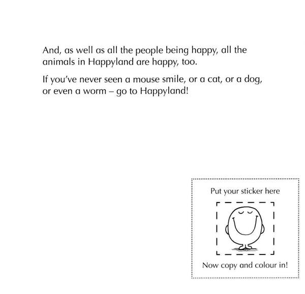 Дополнительное изображение книги «My Mr Happy (Colouring Book With Colourful Stickers)»