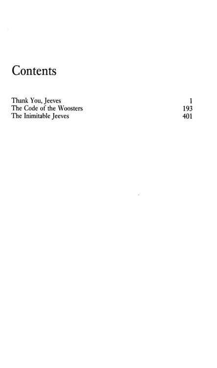 Дополнительное изображение книги «The Jeeves Omnibus. Vol 1»