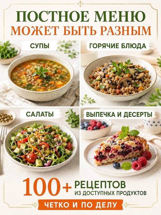 Дополнительное изображение книги «Великий пост. Рецепты на каждый день»