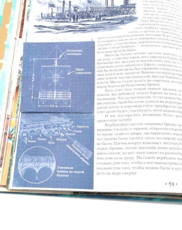 Дополнительное изображение книги «Книга-путешествие. Капитан Крузенштерн. Экспедиция "Кон-Тики" (комплект из 2-х книг)»