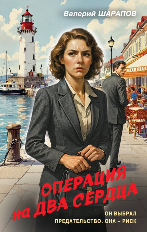 Обложка книги «Операция на два сердца» — Шарапов  Валерий  Георгиевич (Рощин), ISBN 9785042283390