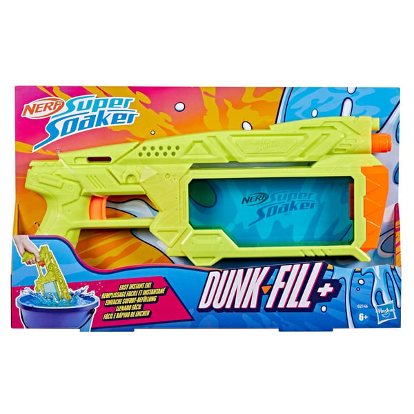 Обложка книги «NERF SUPERSOAKER водный бластер Dunk Fill»