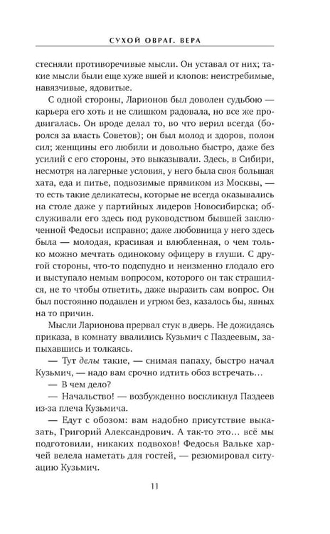 Дополнительное изображение книги «Сухой овраг. Вера: роман»