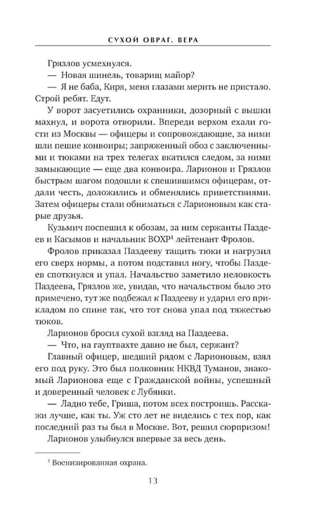 Дополнительное изображение книги «Сухой овраг. Вера: роман»