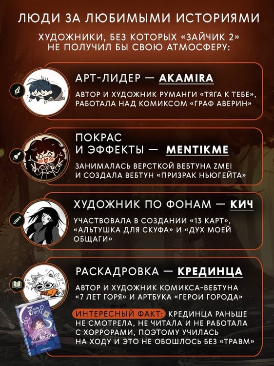 Дополнительное изображение книги «Зайчик 2. Комикс. Том 2. Зов из темноты»