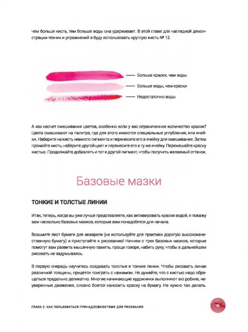 Дополнительное изображение книги «Акварель. Уроки рисования. 20 обучающих занятий для удовольствия и релакса»